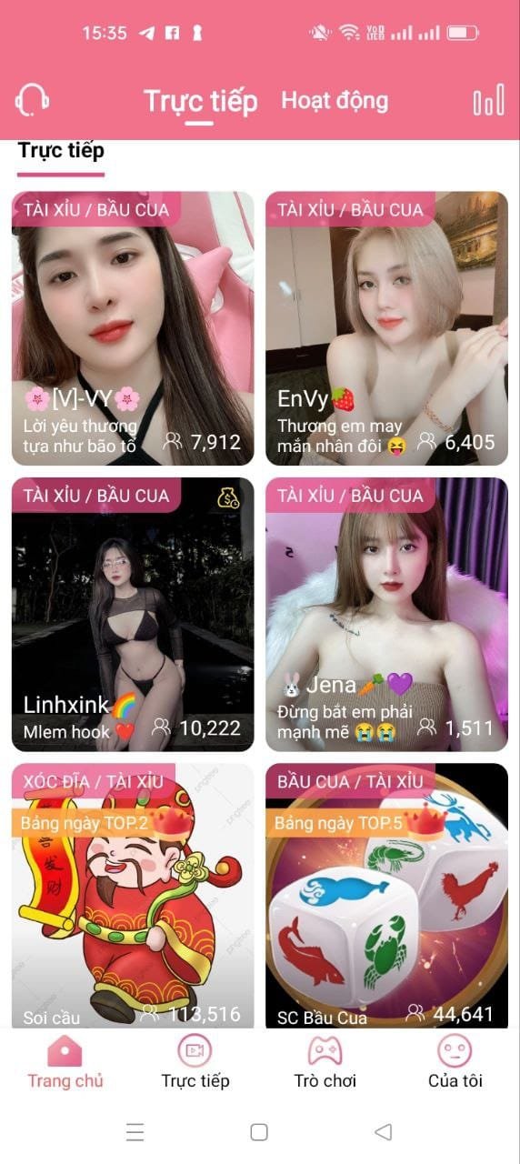Chiêm ngưỡng dàn girl xinh tại mmlive
