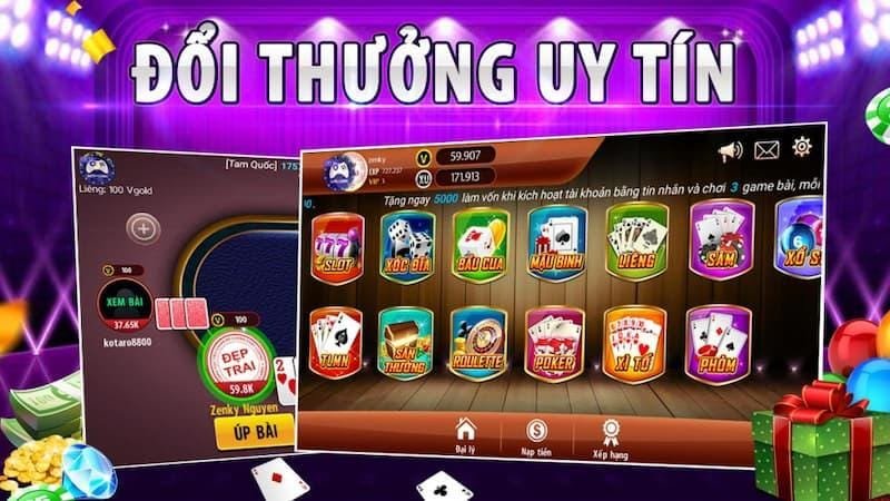 Top game đổi thưởng uy tín