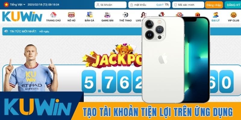 Tạo tài khoản tiện lợi trên ứng dụng với 4 bước