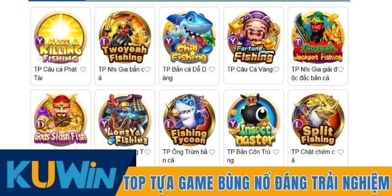 Top tựa game bùng nổ đáng trải nghiệm