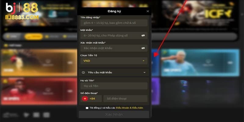 Chi tiết các bước để đăng ký BJ88 tài khoản cực nhanh