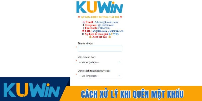 Cách xử lý khi rơi vào tình trạng quên mật khẩu