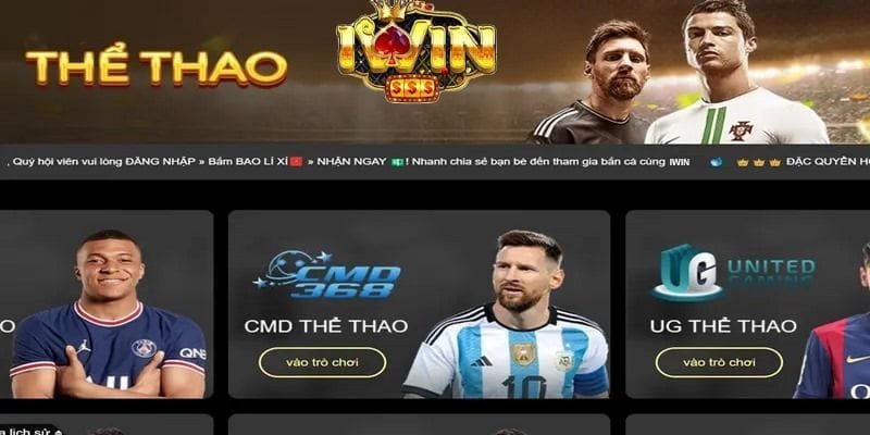 Tổng hợp về các sản phẩm trò chơi cá cược thể thao trên Iwin