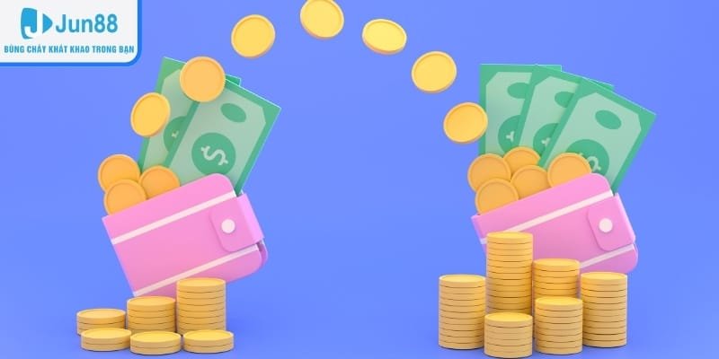 Quy trình rút tiền đơn giản tại Jun88