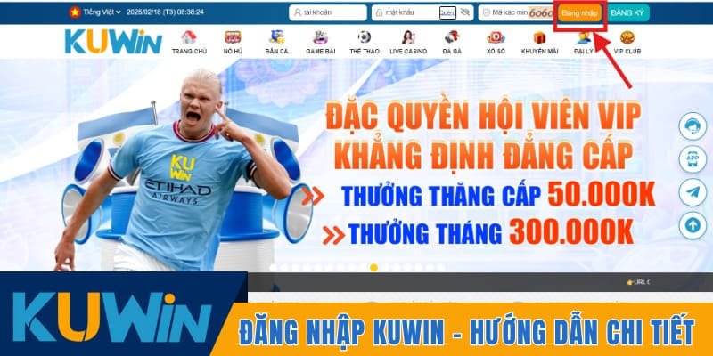 đăng nhập Kuwin
