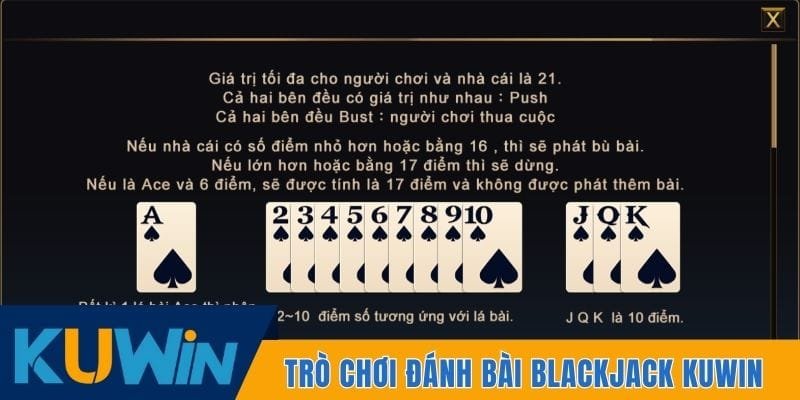 Trò chơi đánh bài Blackjack Kuwin
