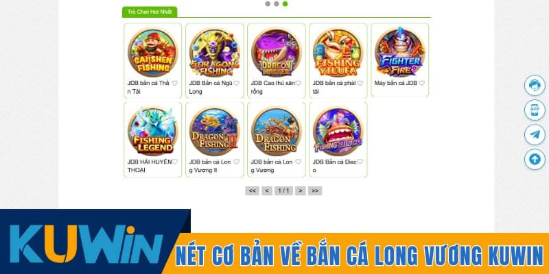 Các nét cơ bản về bắn cá Long Vương Kuwin