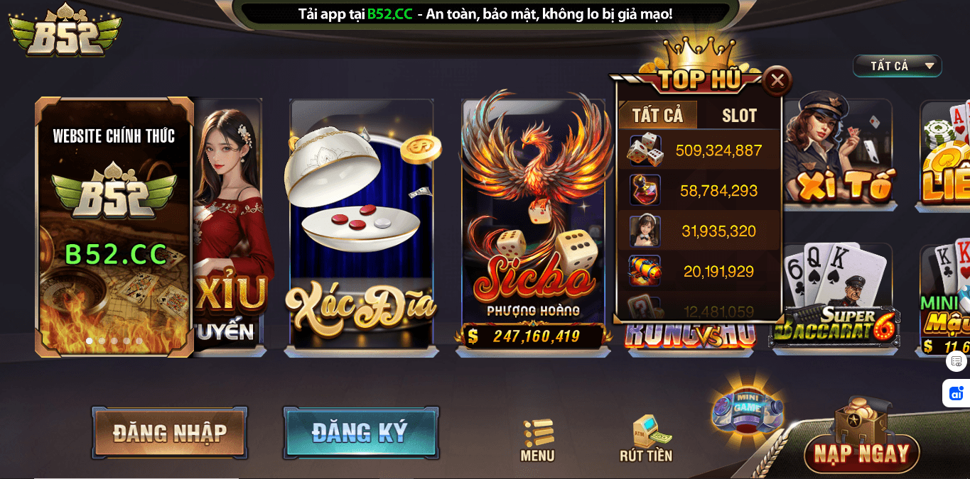 Những khó khăn phổ biến khi đăng nhập B52Club