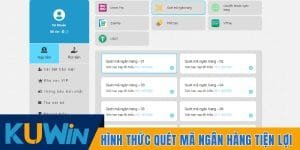 Hình thức quét mã ngân hàng vô cùng tiện lợi